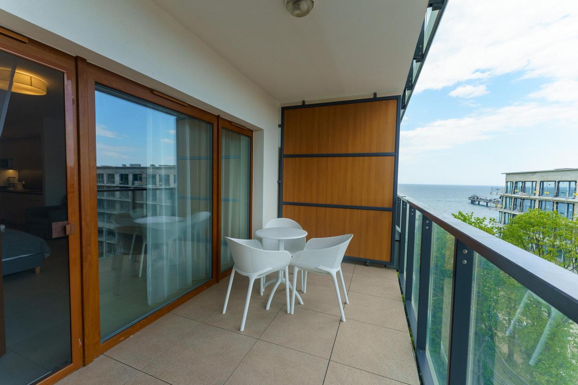 Aquamarina Prima Deluxe Studios With Sea View By Noclegi Renters Misdroy Exterior foto