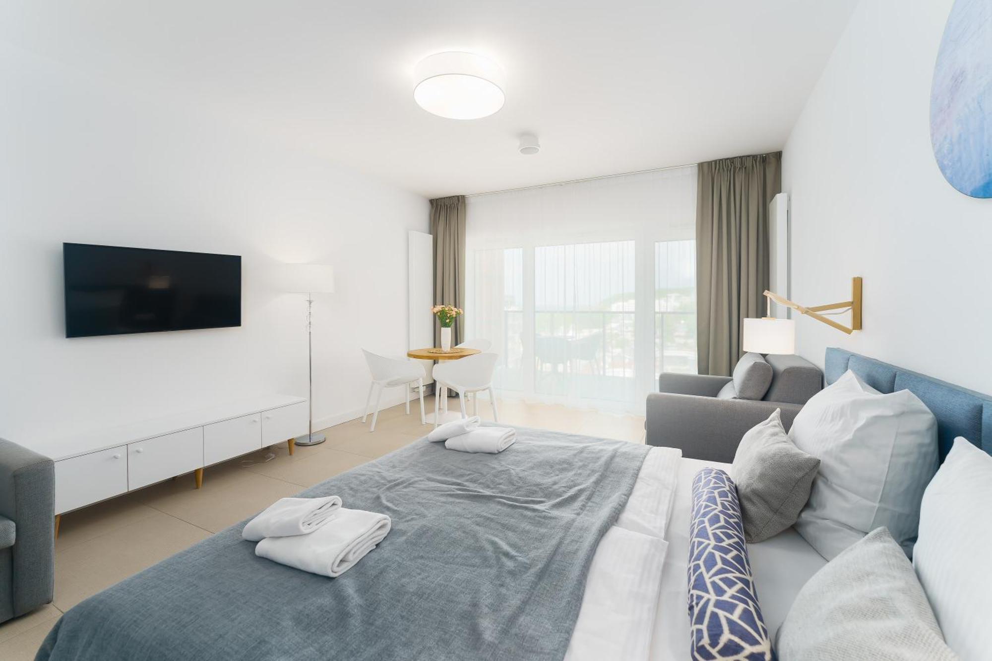 Aquamarina Prima Deluxe Studios With Sea View By Noclegi Renters Misdroy Exterior foto