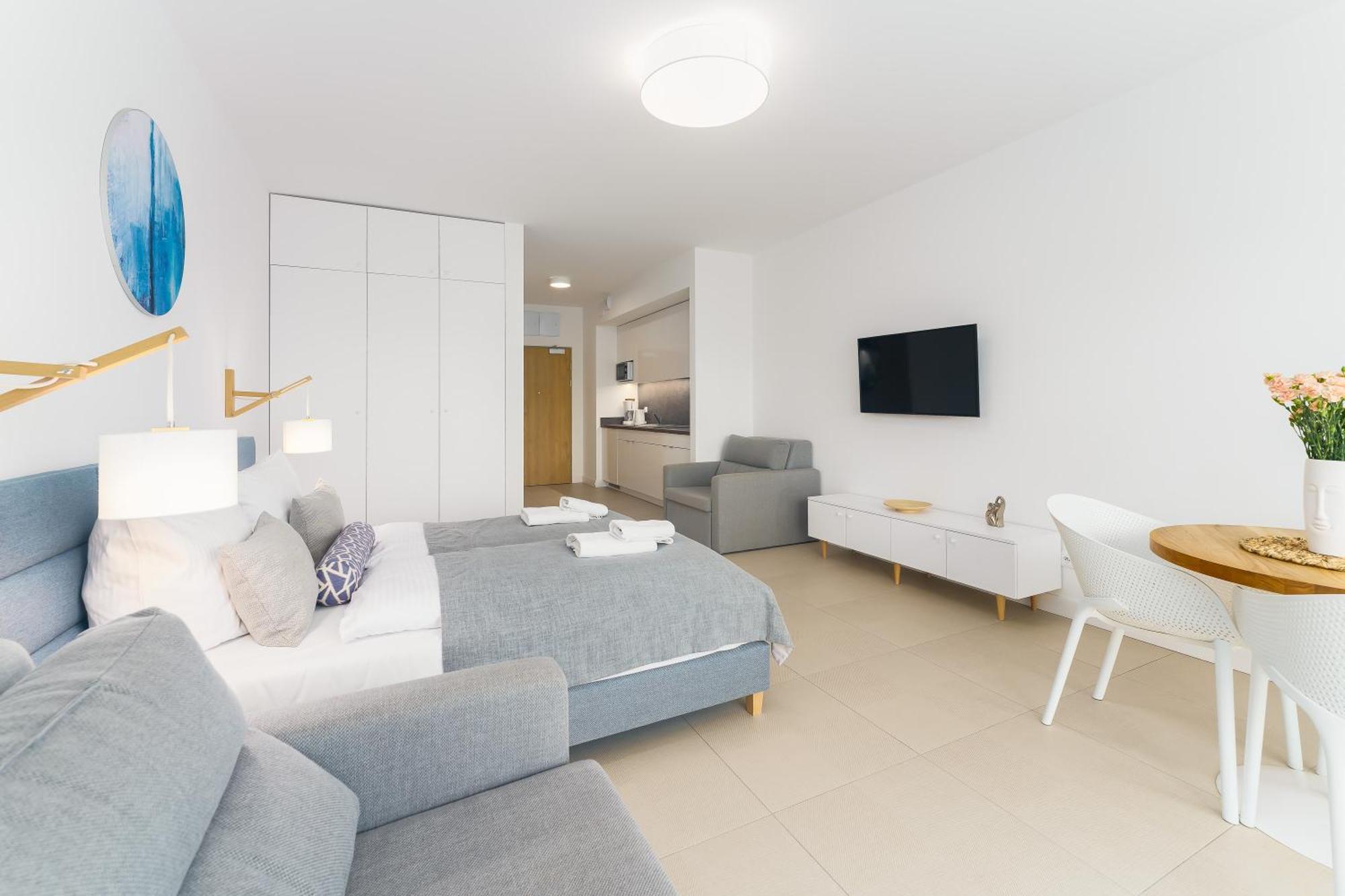 Aquamarina Prima Deluxe Studios With Sea View By Noclegi Renters Misdroy Exterior foto