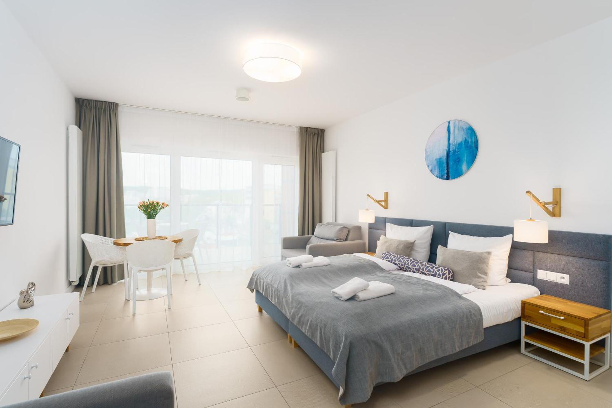 Aquamarina Prima Deluxe Studios With Sea View By Noclegi Renters Misdroy Exterior foto
