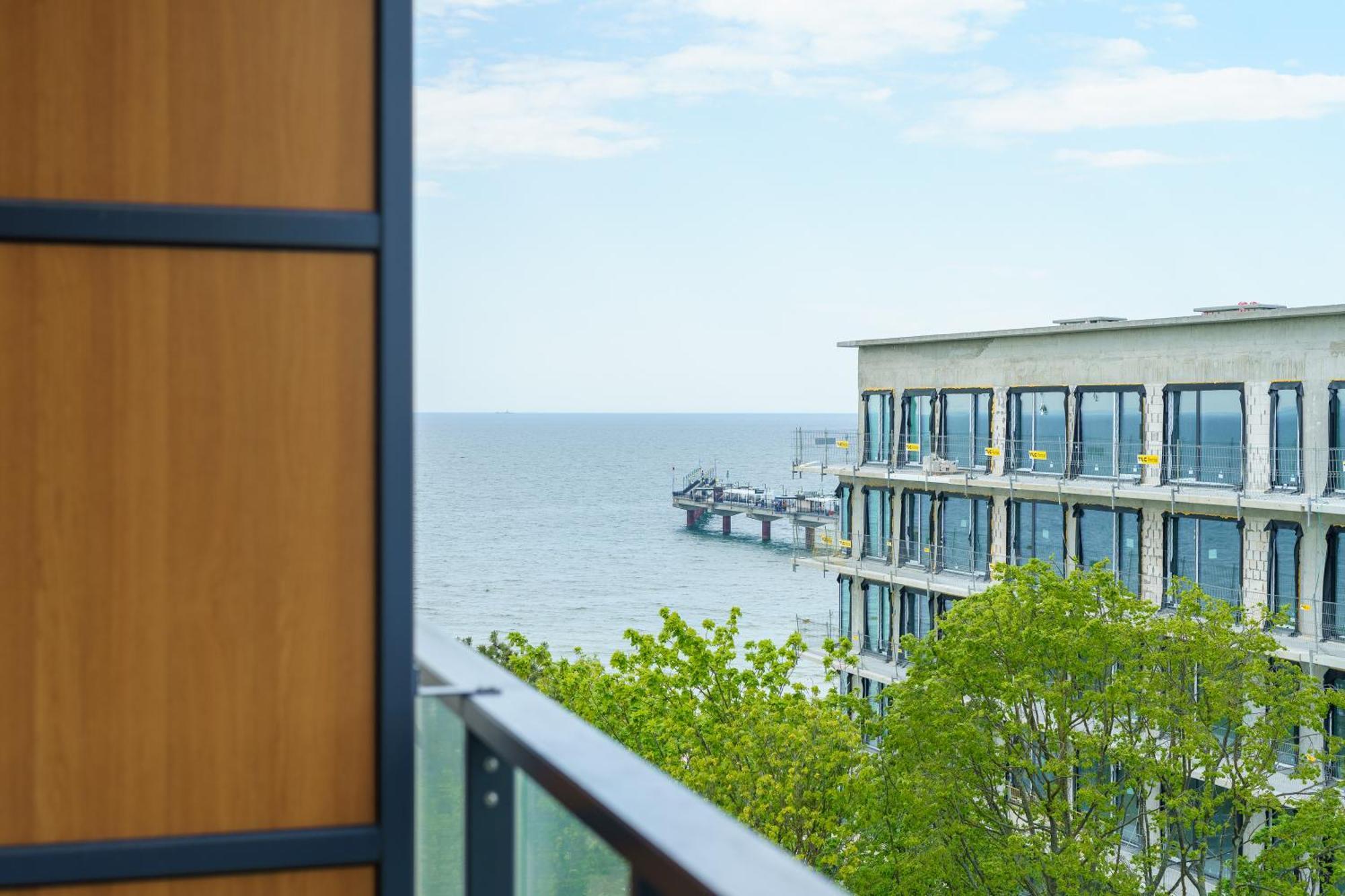 Aquamarina Prima Deluxe Studios With Sea View By Noclegi Renters Misdroy Exterior foto