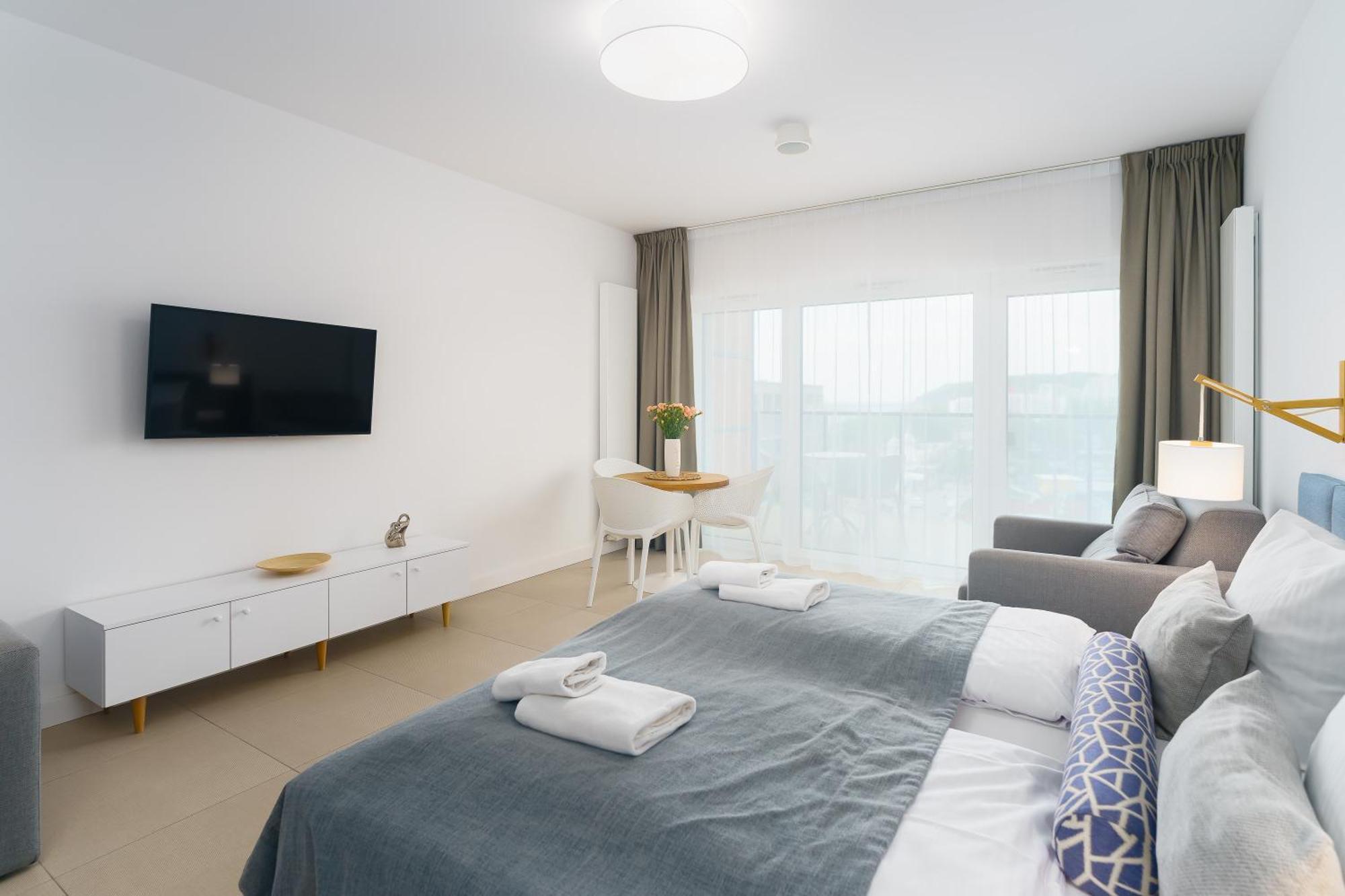 Aquamarina Prima Deluxe Studios With Sea View By Noclegi Renters Misdroy Exterior foto